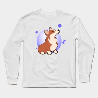 Cute corgi cartoon Long Sleeve T-Shirt